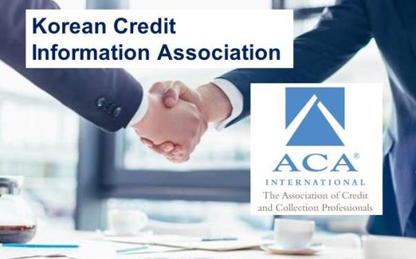 ACA and the Korean Credit Information Association Form Partnership