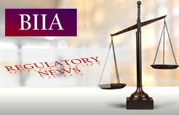 BIIA Regulatory Newsletter October 2019 – 37th Edition