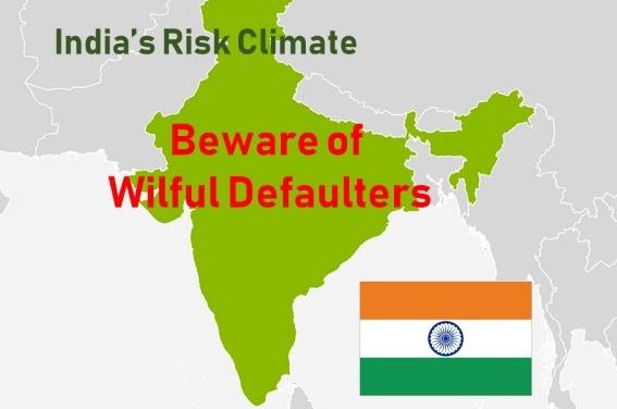 India’s Credit Climate:  Wilful Defaults Has Surged by Rs. 43,000 Crore in 2018