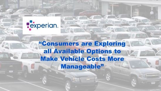 Experian Report on the State of the Automotive Finance Market