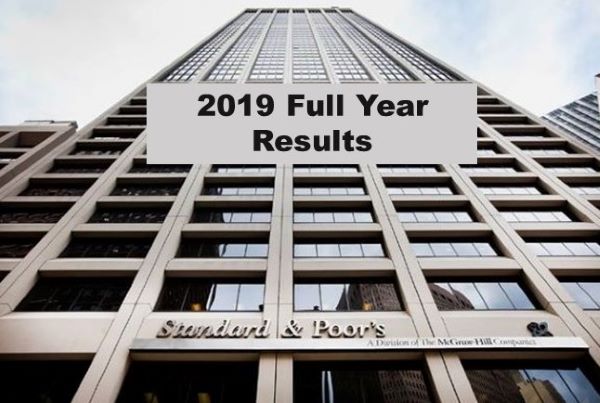 S&P Global Full Year 2019 Revenue up 7% – 4th Quarter up 13%