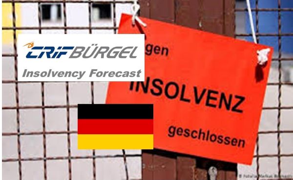 CRIF Study:  Germany Headed for 54% Surge in Insolvencies