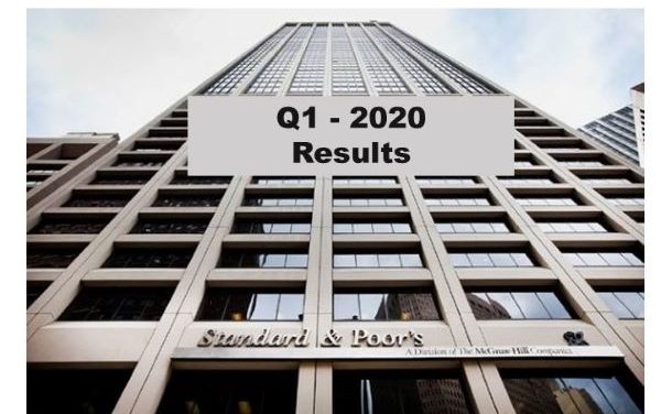S&P Global Q1 2020 Revenue Increased 14%