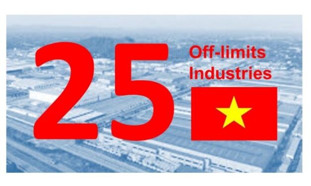 Industries which are Off-limits to Foreign Investors in Vietnam