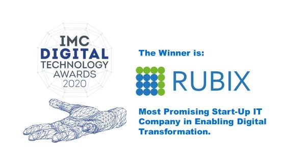 Rubix Data Sciences Private Limited Awarded IMC Digital Technology Award