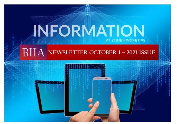 BIIA Newsletter October I – 2021 Issue