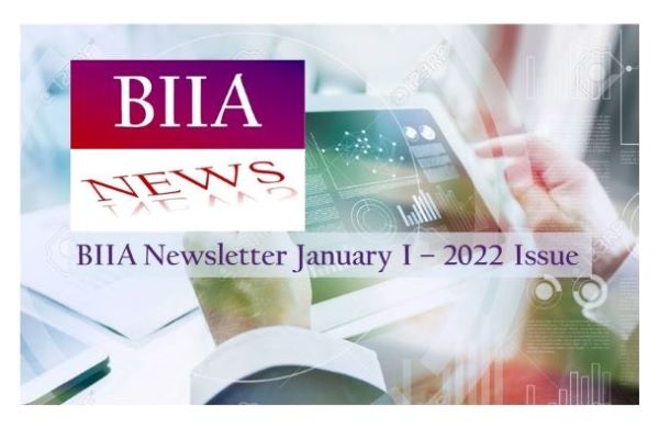 BIIA Newsletter January I – 2022 Issue