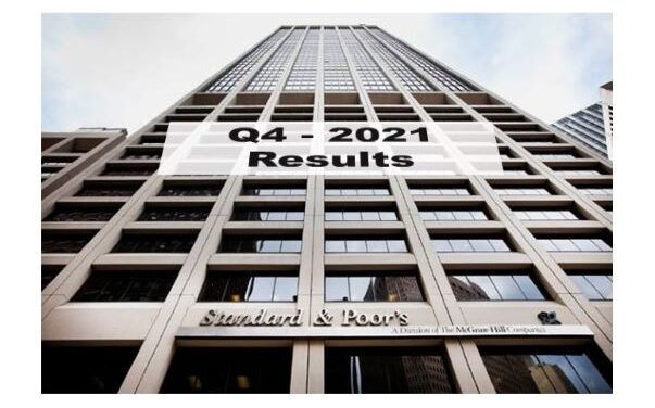 S&P Global Q4 2021 Revenues Up 12% – Full-Year Revenue Up 11%