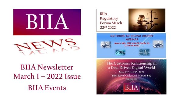 BIIA Newsletter March I – 2022 Issue