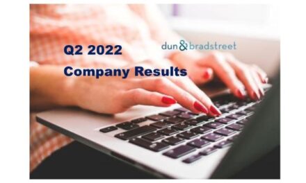 Dun & Bradstreet Q2 2022 Revenue Up 3.7%; 6.3% at Constant Currency