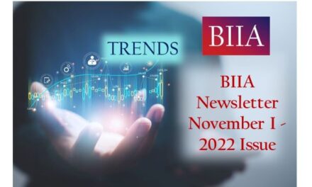 BIIA NEWSLETTER NOVEMBER I – 2022 ISSUE