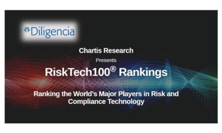 Chartis Research has Awarded Diligencia a Rising Star Award in the RiskTech100 2023 Report