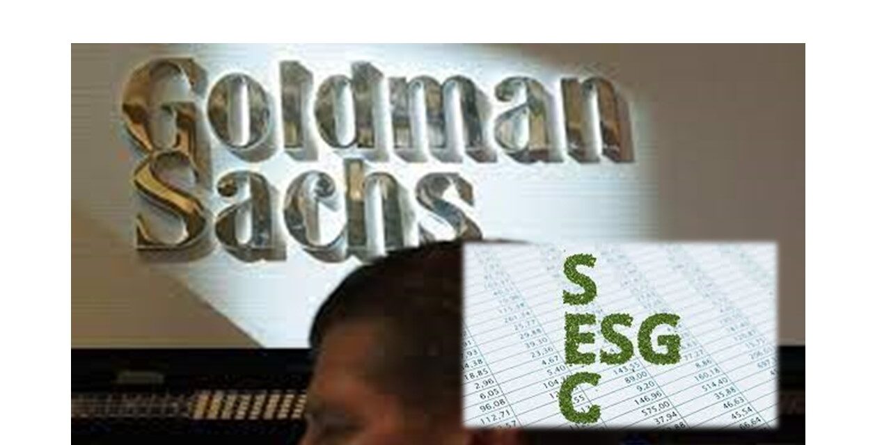 SEC Charges Goldman Sachs for Not Following ESG Investment Policies
