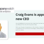 Craig Evans Appointed New CEO of Company Watch