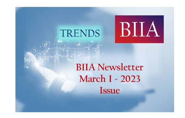 BIIA Newsletter March I – 2023 Issue