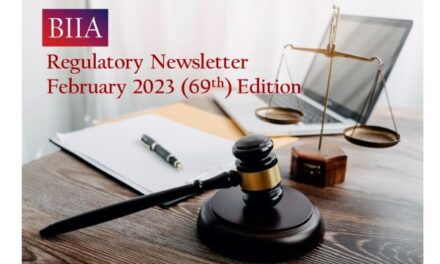 BIIA Regulatory Newsletter February 2023 (69th) Edition