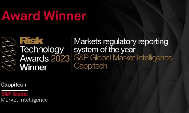 Markets regulatory reporting system of the year: S&P Global Market Intelligence Cappitech