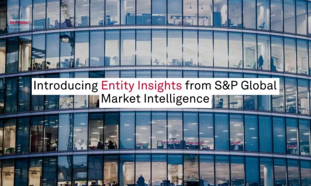 S&P Global Market Intelligence Launches Entity Insights