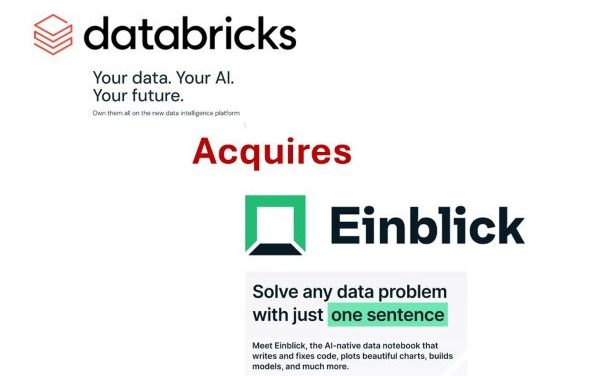 Databricks Acquires Einblick