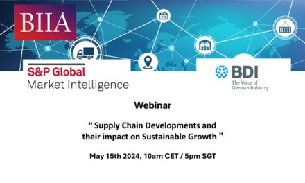 Announcing BIIA WEBINAR | Supply Chain Developments and their Impact on Sustainable Growth